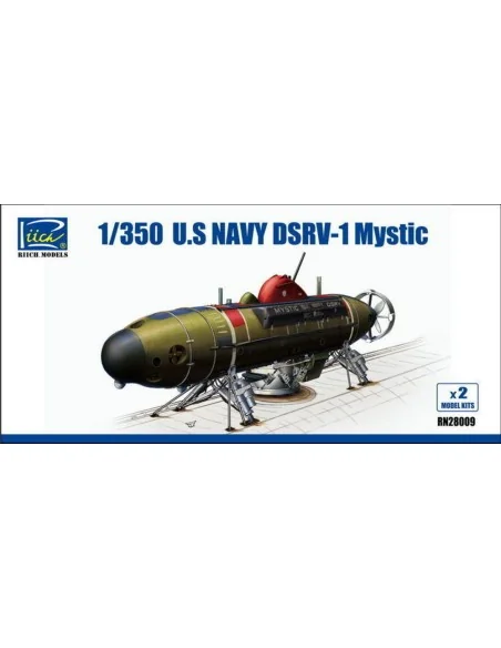 U.S.NAvy DSRV-1 Mystic(Model Kits X2), 1/350 - Riich Models RN28009