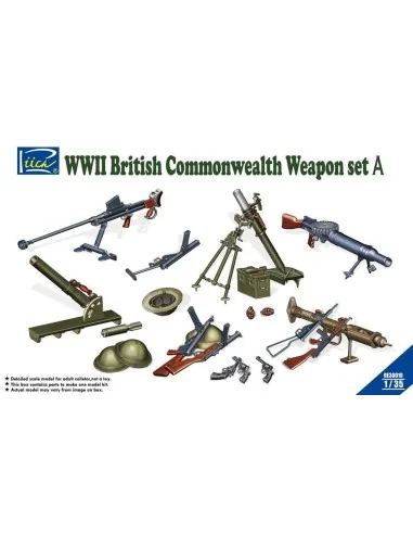 WWII British Commenwealth Weapon Set A, 1/35 - Riich Models RE30010