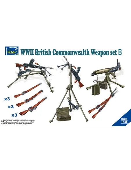 WWII British Commenwealth Weapon Set B, 1/35 - Riich Models RE30011