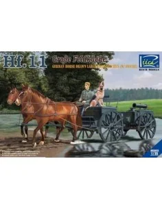 German Horses Drawn Large Field Kitchen Hf.11(two horses&one figure...