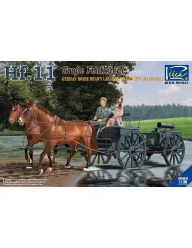German Horses Drawn Large Field Kitchen Hf.11(two horses&one figure...