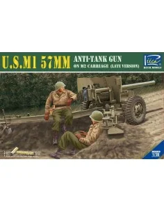 U.S.M1 57mm Anti-tank Gun on M2 carriage Late Version, 1/35 - Riich...
