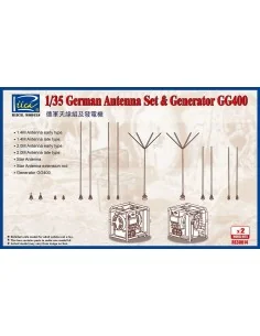 German Antenna Set & GG400 Generator (Model kits x2), 1/35 - Riich ...