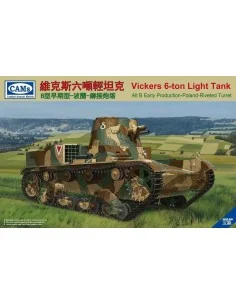 Vickers 6-Ton light tank (Alt B Early Production-Poland-Riveted Tur...