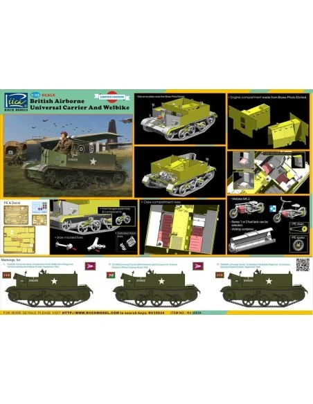 British Airborne Universal CarrierMk.III & Welbike Mk.2(Limited Edi...