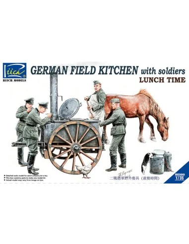 [NO_DESC] German Field Kitchen with Soliders(cook &three German sol...