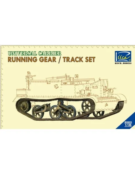 Running gear & Tracks set for Universal Carrier, 1/35 - Riich Model...