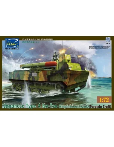 Japanese Type 4 Ka-Tsu Amphibious Tank, 1/72 - Riich Models RT72004