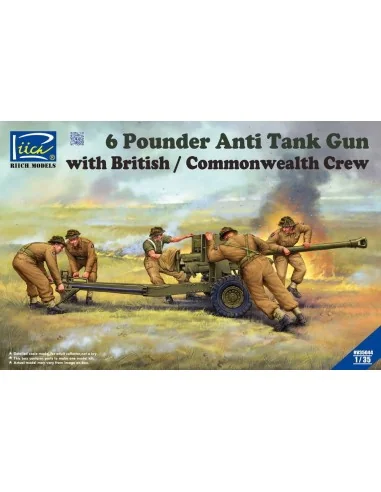 [NO_DESC] 6 Pounder Anti Tank Gun with British Commonwealth Crew, 1...