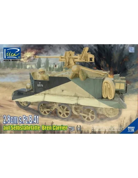 2.8cm s.Pz.B.41 auf SelbsfahrlafetteBren Carrier 731 (e), 1/35 - Ri...