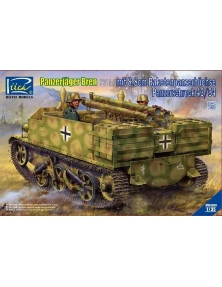 Panzerjäger Bren 731(e)mit 8, 8cm Raketen -panzerbüchse Panzerschre...