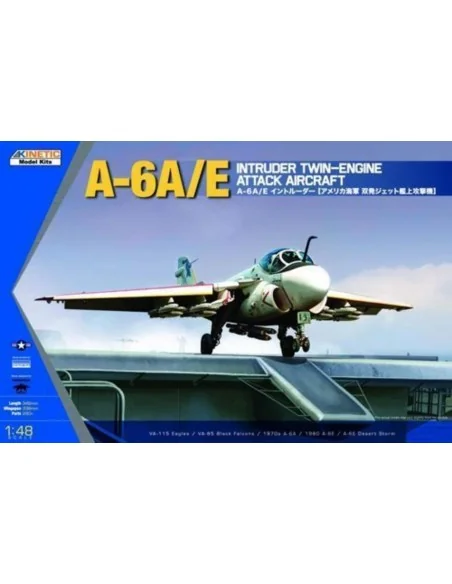 [NO_DESC] A-6A/E Intruder Twin Engine Attack, 1/48 - KINETIC K48034