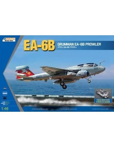 EA-6B (New Wing) Grumman Prowler, 1/48 - KINETIC K48044