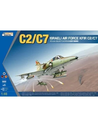 KFIR C2/C7 Israeli Air Force, 1/48 - KINETIC K48046