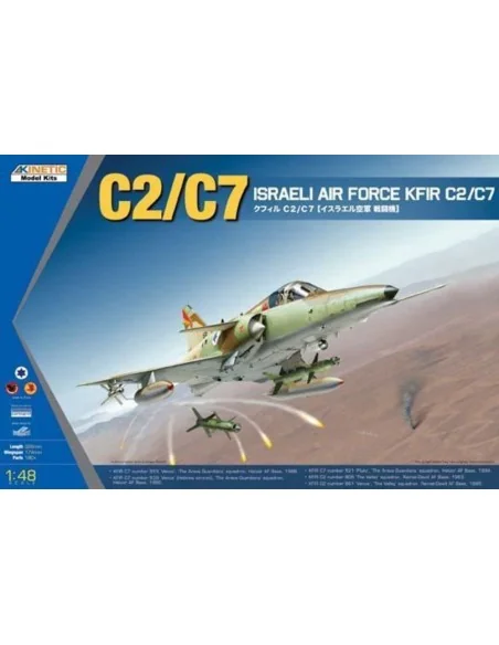 KFIR C2/C7 Israeli Air Force, 1/48 - KINETIC K48046