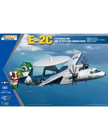 [NO_DESC] E-2C Hawkeye 2000 LIB BELLS ASTUGI, 1/48 - KINETIC K48066
