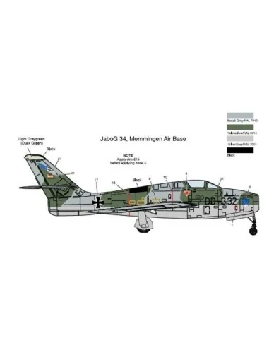 F-84F Thunderstreak, 1/48 - KINETIC K48068