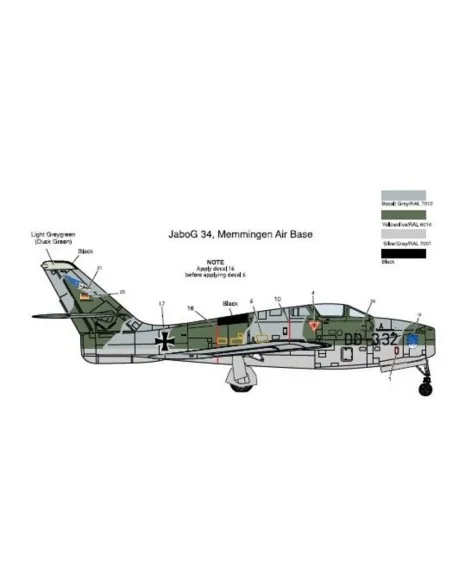 F-84F Thunderstreak, 1/48 - KINETIC K48068
