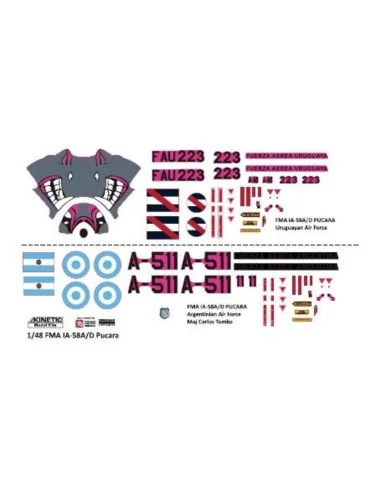 [NO_DESC] IA-58 Pucara, 1/48 - KINETIC K48078