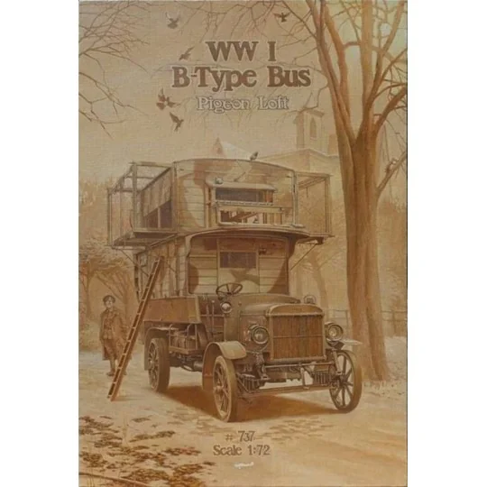 Type B WWI Bus "Pigeon Loft, 1/72 - Roden 737