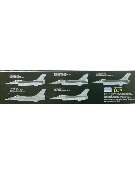F-16A MLU Block 20 -Gold S, 1/48 - KINETIC K48100