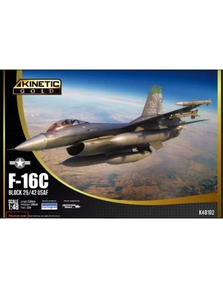 [NO_DESC] F-16C BLK 25 USAF, 1/48 - KINETIC K48102