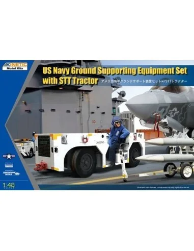 MODERN USN GSE w/ STT tractor, 1/48 - KINETIC K48115