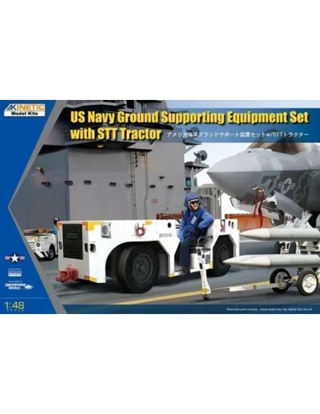 MODERN USN GSE w/ STT tractor, 1/48 - KINETIC K48115