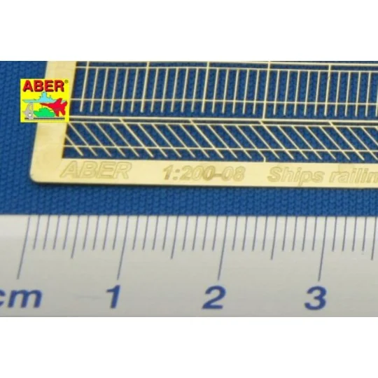 Ships railing -vertical bars - Aber Models RE-200-08