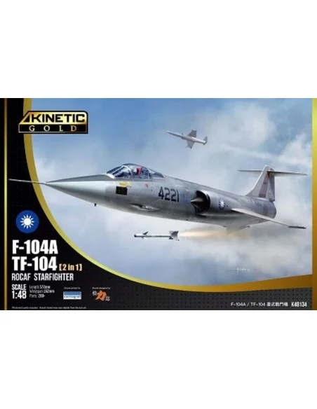 Taiwan F-104A /TF-104, 1/48 - KINETIC K48134