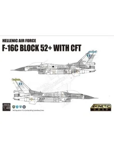 Hellenic Air Force F-16C Block 52 + with CFT, 1/48 - KINETIC K48152