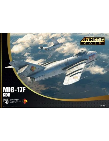 MIG-17F GDR, 1/48 - KINETIC K48165