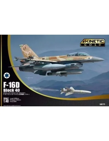 F-16D Block 40, 1/48 - KINETIC K48173