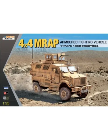 4x4 MRAP Armored Fighting Vehicle, 1/35 - KINETIC K61011
