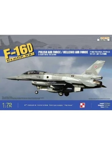 [NO_DESC] F-16D52+ Hellenic Air Force/Polish Air F, 1/72 - KINETIC ...