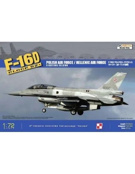 F-16D52+ Hellenic Air Force/Polish Air F, 1/72 - KINETIC K72002