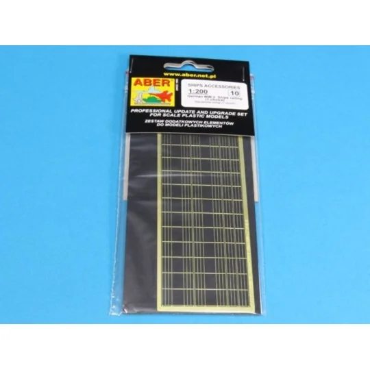 German WWII Ships railing (1 choice) - Aber Models RE-200-10