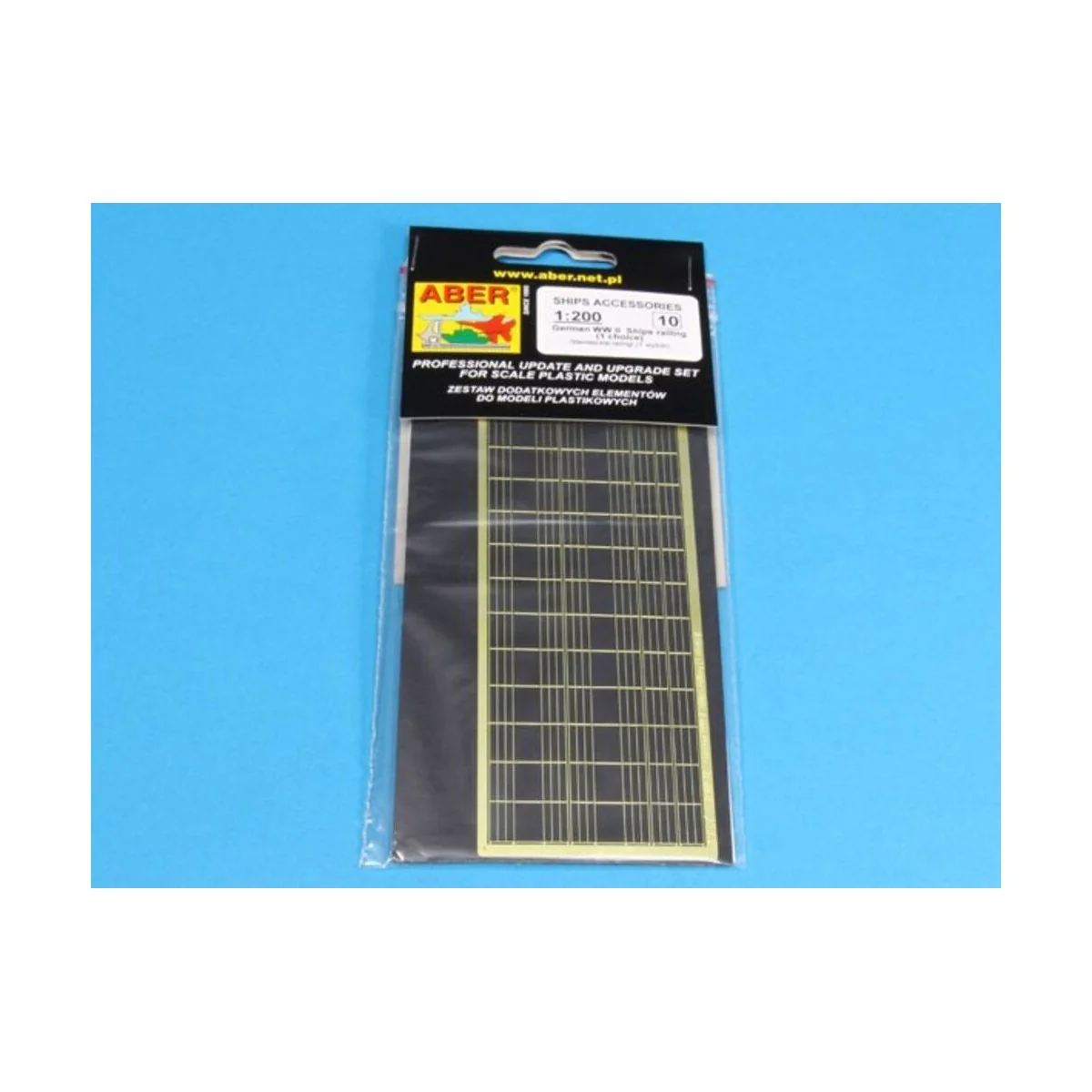 German WWII Ships railing (1 choice), 1/200 - Aber Models RE-200-10 German WWII Ships railing (1 choice), 1/200 - Aber Models RE-200-10