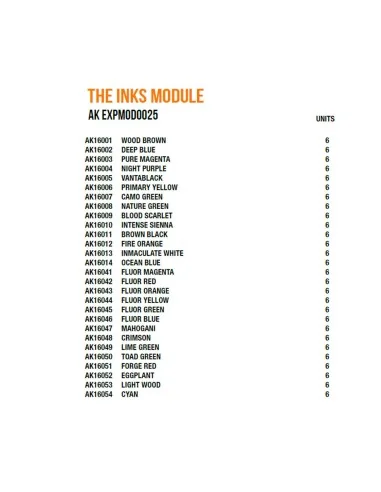 [NO_DESC] The Inks Module - AK Interactive AK EXPMOD0025