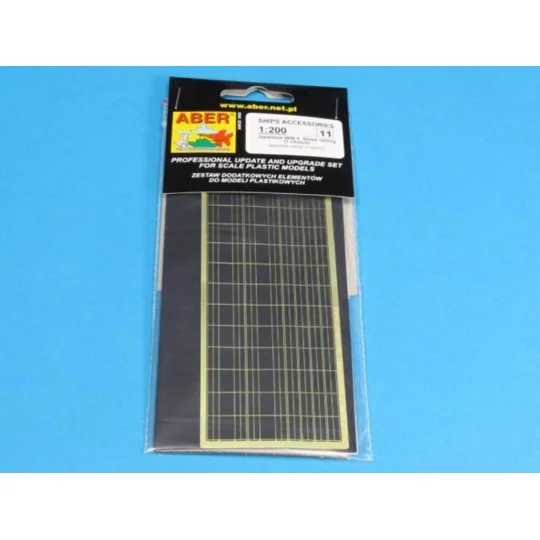 Japanese WW II Ships railing (1 choice) - Aber Models RE-200-11