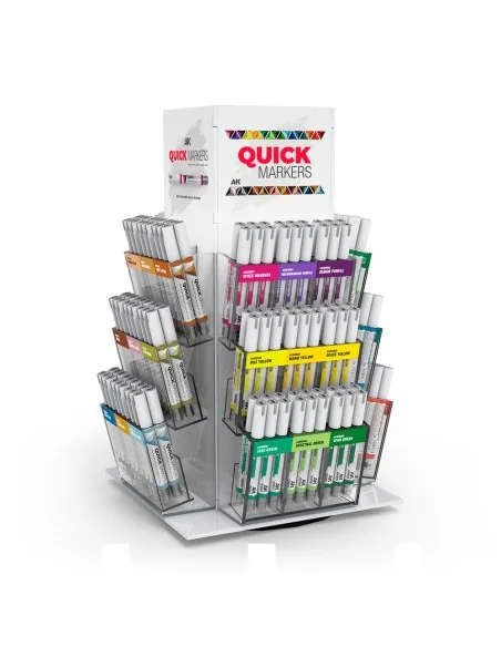 [NO_DESC] Quick Markers Rotating Display - AK Interactive AK EXP AKMQ