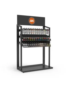 Weathering Selection Display Table Display - AK Interactive AK EXPH012