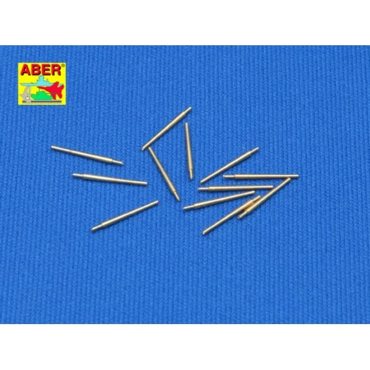 12 pcs 127 mm long barrels for Japan ships, 1/350 - Aber Models RE-...