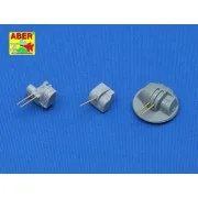 12 pcs 127 mm long barrels for Japan ships, 1/350 - Aber Models RE-...