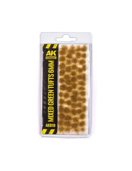 Mixed Green Tufts 6mm - AK Interactive AK8119