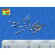 12 pcs 127 mm long barrels for Japan ships - Aber Models RE-350 L02