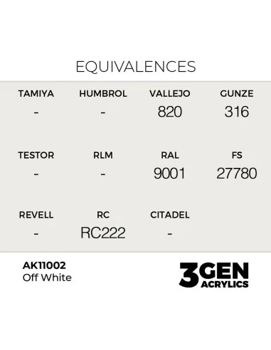 Offwhite 17ml - AK Interactive AK11002
