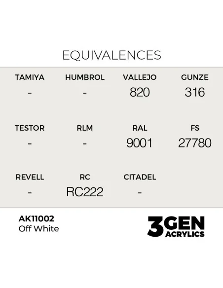 Offwhite 17ml - AK Interactive AK11002
