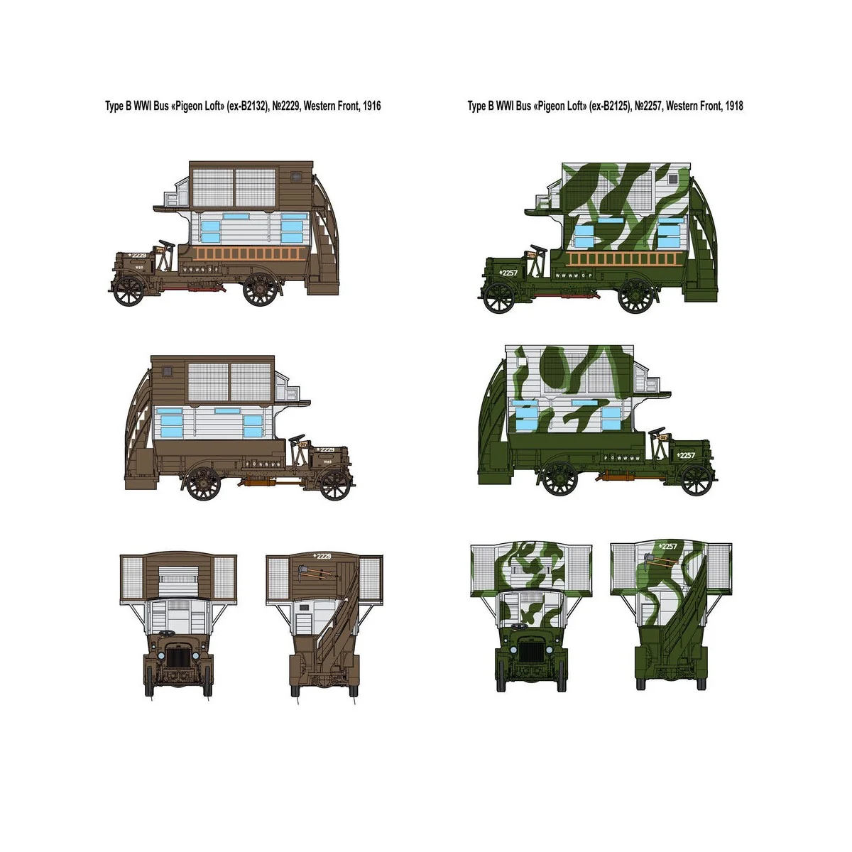Type B WWI Bus "Pigeon Loft - Roden 737