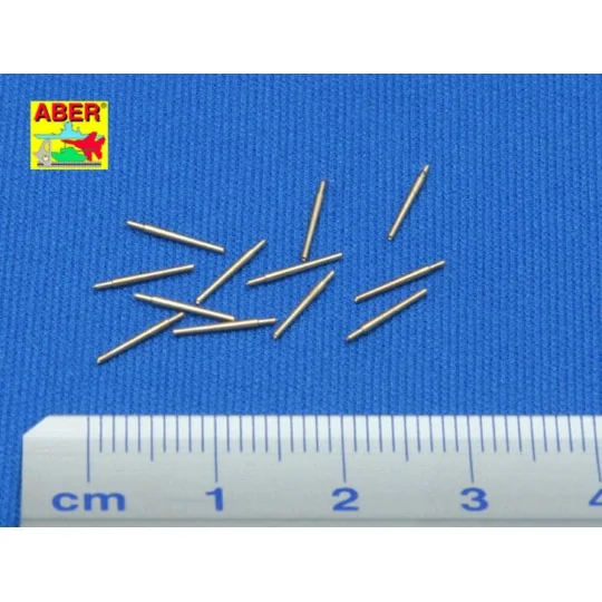 12 pcs 127 mm short barrels for Japan ships, 1/350 - Aber Models RE... 12 pcs 127 mm short barrels for Japan ships, 1/350 - Aber Models RE...